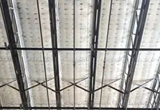 The fire protective coating had to be durable but yet light