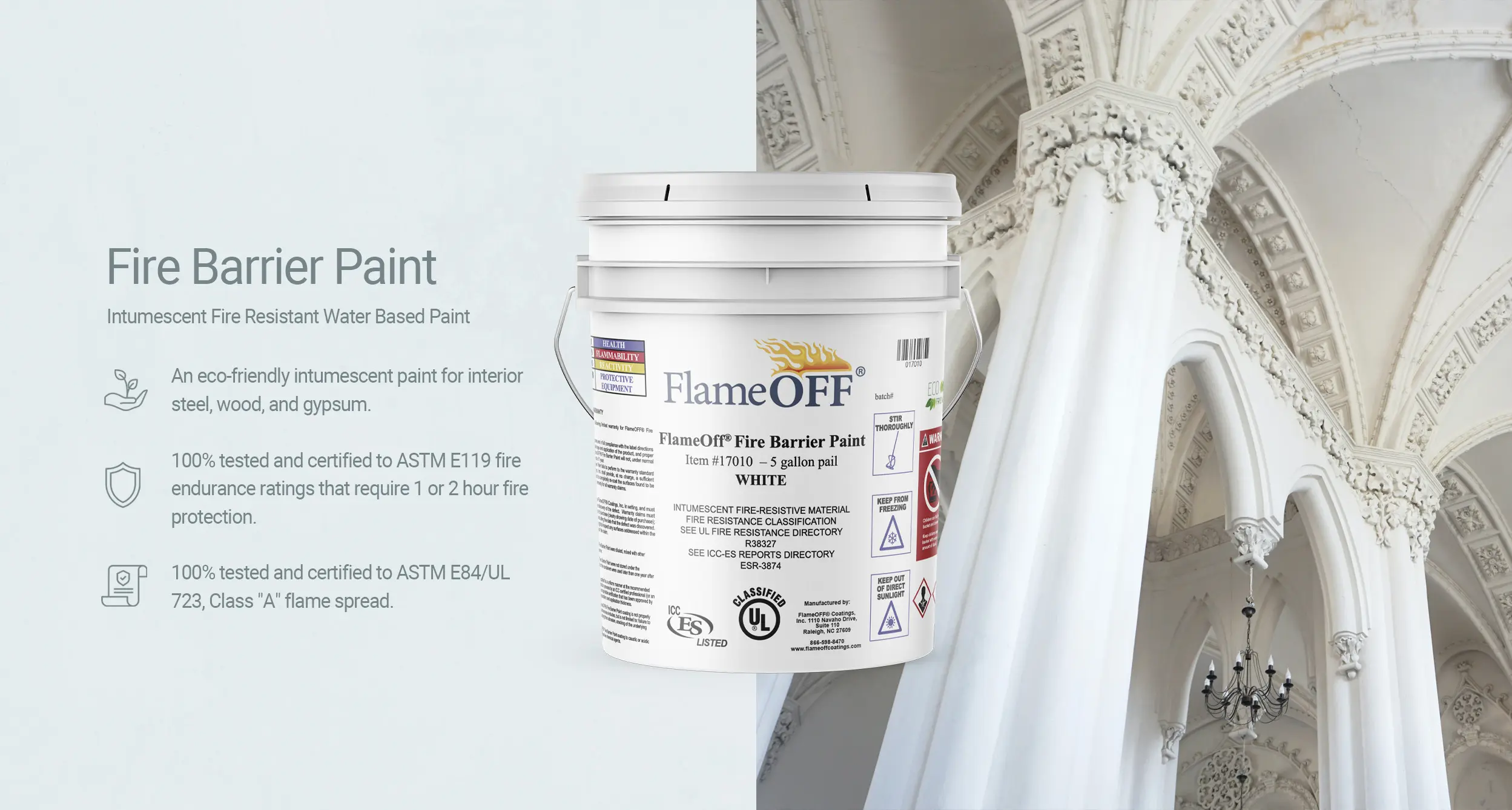 Fire Retardant Paint (Fire Resistant Paint) / Intumescent Paint